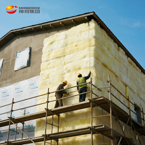 Zertifizierte 50mm Dicke Nicht Entflammbare Glasfaser-Isolierrolle Decke - Product Image 6