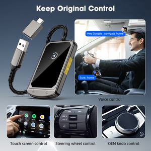 Adaptador inalámbrico de juego para automóvil USB WiFi Dongle para <span class=keywords><strong>iPhone</strong></span> y Android Plug and Play OEM con cable CarPlay Cars Convert Wired to Wireless - Product Image 2