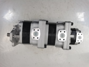 Para la bomba de engranajes hidráulica Komatsu 705-56-36050-705-35010 de alta presión con SAL71 + 71 + 16-4 Soporte OEM - Product Image 4