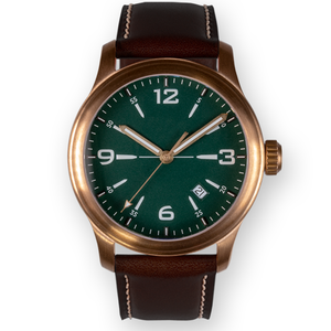 Nouvelle collection de montres classiques pour hommes avec bracelet en cuir, mouvement automatique ETA, étanches à 100 mètres, acier inoxydable, verre saphir, analogiques - Product Image 1