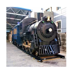 Modelo <span class=keywords><strong>de</strong></span> Tren <span class=keywords><strong>de</strong></span> Metal Estilo Steampunk Personalizable en Oferta, Decoración para Bares, Centros Comerciales, Tiendas y Restaurantes - Product Image 1