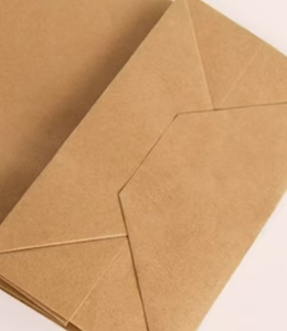 Sacs en papier kraft recyclables avec logo personnalisé et poignées torsadées, adaptés aux achats de vêtements et aux sacs cadeaux pour expositions. - Product Image 3