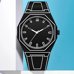 Men's Sport Quartz Watch Round Dial Glass Pointer Silicone Band Cartoon Design Fashion Wholesale Relojes Hombre - Product Image 3