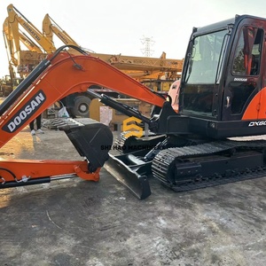 Excavatrice d'occasion Doosan DX60 2023, poids opérationnel 6 tonnes, mini format, machine d'occasion d'origine, 0-2000 heures, à vendre - Product Image 4