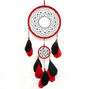 Indian style dream catchers hanging office decorations feather ornaments handmade crafts home decoration