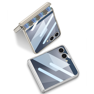 Étui de chargement sans fil GKK pour Samsung Z Flip 7 avec charnière magnétique, coque de téléphone pliable en PC avec design magnétique - Product Image 5