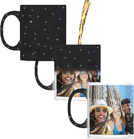 Mug à café personnalisé avec photo, changeant de couleur à la chaleur |   Mug en céramique léger, compatible micro-ondes et congélateur |