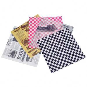 Papel Encerado Personalizado para Envolver Alimentos, Resistente a la Grasa, Reutilizable, para Hamburguesas, Sándwiches y Repostería - Product Image 3