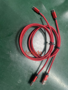 Nhà máy thiết kế mới màu xanh lá cây nylon bện Micro Type-C 2.4A 3A sạc cáp 1m 2m 3m OEM USB-C đồng bộ ngày Cáp USB - Product Image 5