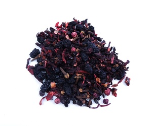 Fiore creativo frutta in tè sfuso lilla mirtillo rosso fiori di ibisco misto ribes nero gelso detox beauty <span class=keywords><strong>tea</strong></span> - Product Image 4