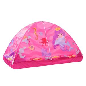 บ้านตุ๊กตาในร่มขนาดเล็ก Princess Dream Cot พร้อมเตียงผ้าฝ้าย เต็นท์เล่นสำหรับเด็กชายและเด็กหญิง - Product Image 4