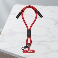 Cadeaux promotionnels, cordon de charge en nylon tressé, câble de charge et de données 2 en 1 avec charge rapide USB-C vers C 120W pour iPhone