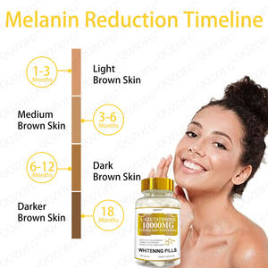 Cápsulas Blanqueadoras de Piel con L-Glutatión 10000MG OEM/ODM, con Extractos Naturales, Favorece la Reducción de <span class=keywords><strong>Melanina</strong></span>, 60 Cápsulas, Promueve la Salud - Product Image 3
