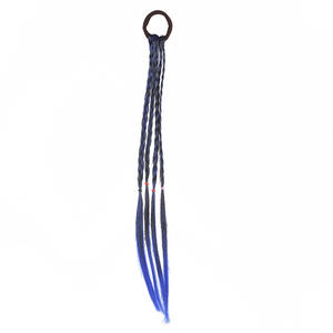 IFOND mode couleur <span class=keywords><strong>faux</strong></span> <span class=keywords><strong>cheveux</strong></span> enfants <span class=keywords><strong>cheveux</strong></span> corde princesse torsion tresse queue de cheval élastique <span class=keywords><strong>cheveux</strong></span> cravate - Product Image 3