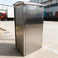 Caja de Distribución de Acero Inoxidable Plateada con Certificación IP55, Montable en Pared, Personalizable para la Industria Minera y de Fábricas