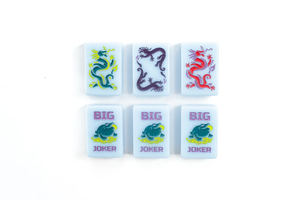 Juego de Fichas de Mahjong Cuadradas de Acrílico Azul Aciano de Lujo, Fichas de Mahjong Americanas Multicolores de una Sola Capa, Línea <span class=keywords><strong>Americana</strong></span> OMM - Product Image 5