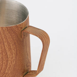 Nuevo diseño de acero inoxidable leche espuma jarra de café jarra Barista café artesanal café con leche espuma jarra - Product Image 2