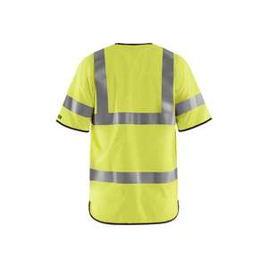 BLAKLADER - 303417293300 S/M Chaleco DE SEGURIDAD multinorm Hi-vis Yellow - EAN 7330509725696 ROPA DE TRABAJO RESISTENTE A LLAMAS - Product Image 2