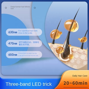 Dispositivo de Masaje Capilar con Luz Roja Portátil y Vibración, Más Vendido, con Tres Modos de Luz para el Crecimiento del Cabello - Product Image 3