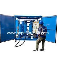 Nouvelle Unité de Filtration et de Purification d'Huile de Transformateur Triphasé 380V en Conteneur, Garantie 5 Ans pour Poste de Transformation Extérieur