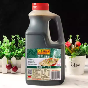 Lee Kum Kee preparato salsa di soia di pesce al vapore leggero 2.3KG * 6 bottiglie che migliorano il sapore per i piatti saltati in padella - Product Image 1