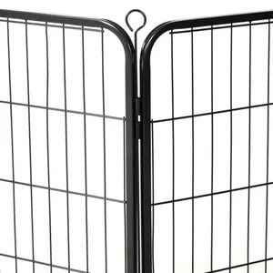 Toptan Yüksek Kaliteli Çoklu Boyutlarda Köpek Çiti Kulübesi Ucuz Metal Katlanabilir Çelik Evcil Hayvan Köpek Oyun Parkı - Product Image 3