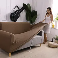आधुनिक शैली कमरे में रहने वाले फर्नीचर खिंचाव एल आकार सोफा कवर ढकना लोचदार खिंचाव सोफे के कवर