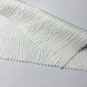 Venta directa de fábrica, tela de satén con patrón jacquard personalizado, tela de pijama, muestra gratuita de tela de satén - Product Image 6