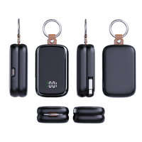 Nouveauté 2026 Mini Power Bank Porte-clés 10000mAh Charge Rapide avec Câble Type-C
