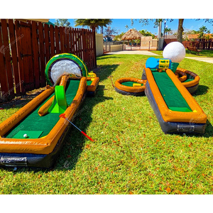 Terrain <span class=keywords><strong>de</strong></span> <span class=keywords><strong>golf</strong></span> gonflable portable rond 3/6/9 trous, <span class=keywords><strong>mini</strong></span>-<span class=keywords><strong>golf</strong></span> gonflable, parcours <span class=keywords><strong>de</strong></span> <span class=keywords><strong>golf</strong></span> Crazy Putt, jeux sportifs - Product Image 3