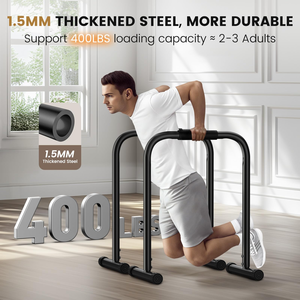 Thể dục tiết kiệm không gian Dip thanh calisthenics thiết bị chất lượng cao đẩy lên thanh trạm - Product Image 2