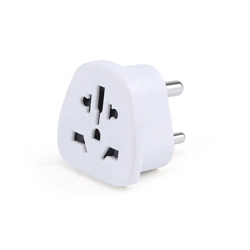 Worldwide Universal Travel Adapter 3 Pin India Plug With Socket