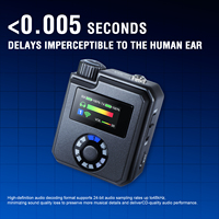 Sistema Inalámbrico IEM M3 de 5.8GHz, Transmisor y Receptor Profesional de Monitoreo Intraural para Bandas, Actuaciones en Vivo y Monitoreo de Audio en Escenario