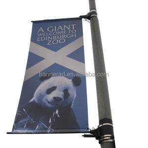 Poste de Aluminio para Publicidad con Bandera, Soporte de Exhibición Colgante Reutilizable y Duradero para Actividades Promocionales - Product Image 1
