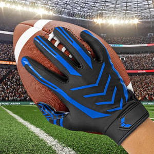 Gants de football américain à doigts entiers les plus vendus pour les équipes adultes – Design personnalisé imprimé pour l'entraînement - Product Image 6