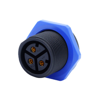 Onduleur solaire M25 à deux cœurs avec contact en cuivre MIN, 230V 30A triphasé, IP67, 2 broches, boîtier PC, pour système d'énergie solaire