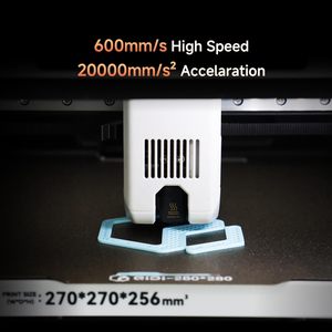 Imprimante 3D QIDI Q2C Combo, FDM fermée, nivellement automatique complet, vitesse élevée 600 mm/<span class=keywords><strong>s</strong></span>, volume <span class=keywords><strong>d</strong></span>'impression 270x270x256 mm, hotend bimétallique 370 - Product Image 3
