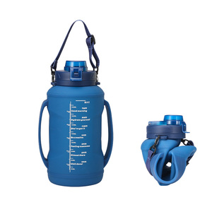 Dành cho người lớn Thể Thao Silicone ráp 2L chai nước có thể gập lại chai không độc hại Silicone có thể gập lại uống chai - Product Image 4