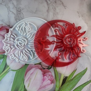 แม่พิมพ์หล่อทำด้วยมือทำจากเรซินสำหรับเครื่องประดับตกแต่งสไตล์อินสตาเม่ X0114-1แม่พิมพ์ซิลิโคนลายดอกทานตะวันสำหรับเครื่องมือทำเค้ก - Product Image 1