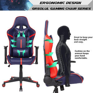 Bleu haute qualité hommes ergonomique PC <span class=keywords><strong>Gamer</strong></span> ascenseur chaises hauteur réglable <span class=keywords><strong>pas</strong></span> <span class=keywords><strong>cher</strong></span> Tech ordinateur sièges inclinables pour <span class=keywords><strong>bureau</strong></span> à domicile - Product Image 4