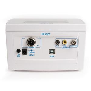 เครื่องวัดค่า pH/ORP/ISE/EC/TDS/ความเค็ม/ความต้านทานไฟฟ้าแบบสองช่องสัญญาณ รุ่น Hi5522 ระดับงานวิจัย โดย Hanna Instruments พร้อมฟังก์ชันบันทึกข้อมูลผ่าน USB รับประกัน 1 ปี - Product Image 2