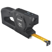 Mètre Laser Numérique Wintape 3-EN-1 avec Écran IPS 2.0", Mesure de Distance Précise 50M, Marque de Position Laser Vert Métrique