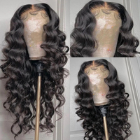 Perruques Lace Front 10A pré-épilées, ondulations profondes lâches, HD sans colle, vente en gros pour femmes