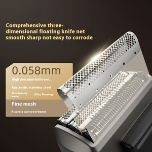 Tondeuse à barbe professionnelle, rasoir électrique à mouvement alternatif pour l'extérieur, rasoirs électriques intelligents pour le visage, Afeitadora, rasoir électrique - Product Image 4