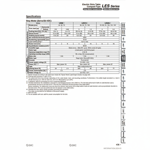 LES16RK-75B-R5CM17T โต๊ะสไลด์ไฟฟ้านิวเมติก SMC - Product Image 1