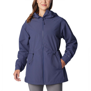Veste <span class=keywords><strong>imperméable</strong></span> à <span class=keywords><strong>capuche</strong></span> slim pour femmes, directement de l'usine - <span class=keywords><strong>Parka</strong></span> coupe-vent élégante pour les aventures en plein air - Product Image 1