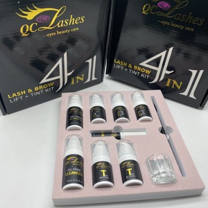 Logotipo personalizado <span class=keywords><strong>Henna</strong></span> Perm Tint Kit de etiqueta privada 4 en 1 Lash & Brow Lifting Solution Loción Lash Perm Lift Brow Lamination Kit - Product Image 5