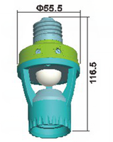 Sensor de movimiento infrarrojo de SP-SL01, interruptor de soporte de lámpara E27, bombillas Led automáticas, Control de luz, soporte de Sensor
