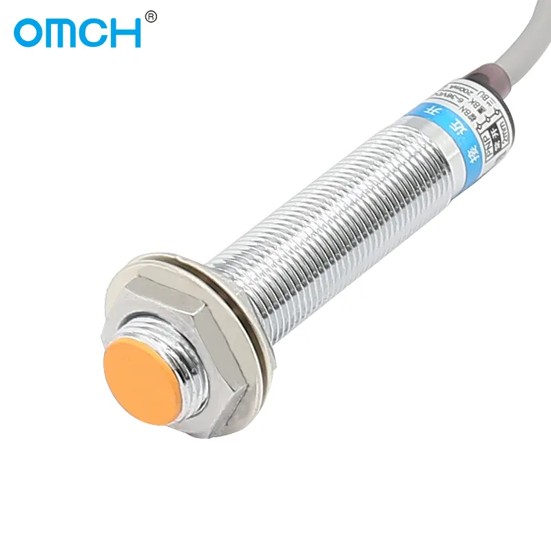 OMCH M12 Metal Inductive Switch LJ12A3-2 LJ12A3-4 Proximity Switch Sensor PNP NPN NC NO 0-36V Detection Distance 2mm 4mm
