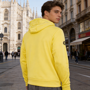 <span class=keywords><strong>Sudadera</strong></span> con Capucha Personalizada para Torneo <span class=keywords><strong>de</strong></span> Pádel, <span class=keywords><strong>de</strong></span> Secado Rápido, con Forro Polar Elástico y Franja en Contraste en el Hombro - Product Image 3